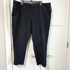 JC Penney Boutique pixie ankle pants black size 24W